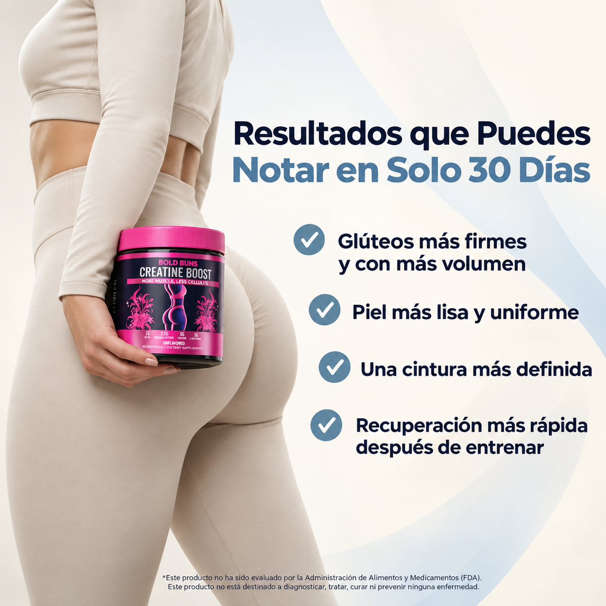 Creatine Boost · Glúteos Redondos Y Firmes