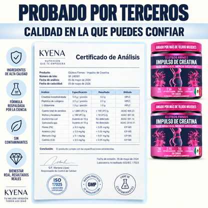 Creatine Boost · Glúteos Redondos Y Firmes